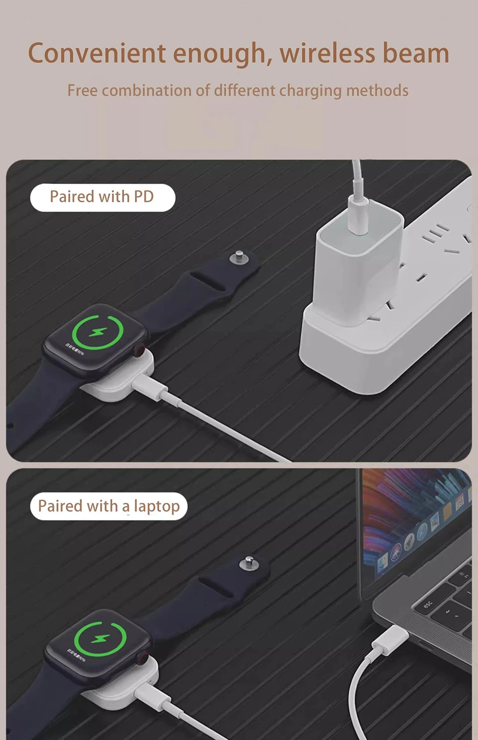 Apple iWatch Portable Magnetic Wireless Charging Station
