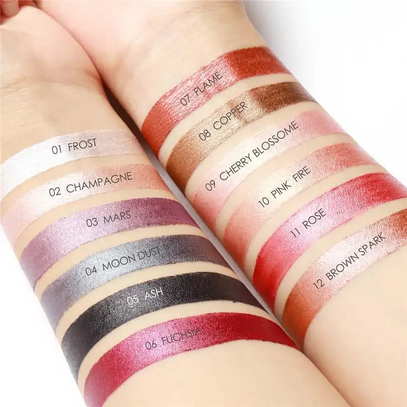 Makeup Eyeshadow Lying Silkworm Stick 12 Colors Eye Shadow Pencil Makeup Lasting Waterproof Shimmer Cosmetics Eye Glitter