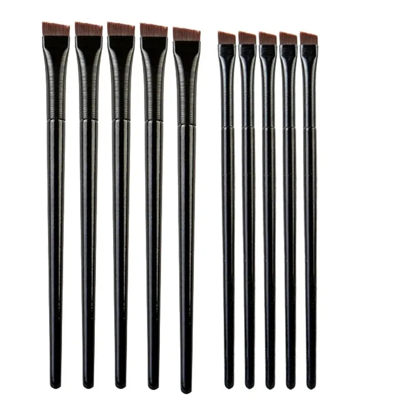 New 2 pieces/set eyebrow contour brush eyebrow eyeliner brush portable small angle eyebrow brush female makeup tool