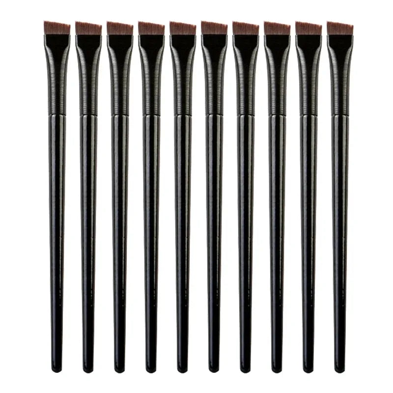 New 2 pieces/set eyebrow contour brush eyebrow eyeliner brush portable small angle eyebrow brush female makeup tool