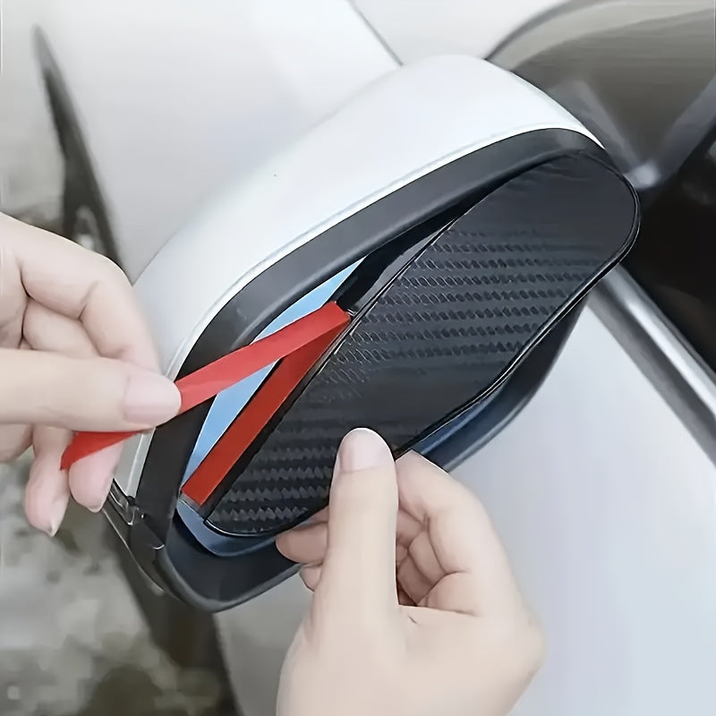 Carbon Fiber Rain Guards – Sleek Defense for Clearer Side Views