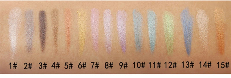 Pearlescent silkworm eyeshadow pen lasting waterproof and not blooming Shiny pearlescent gel pen 16 color eye shadow pen