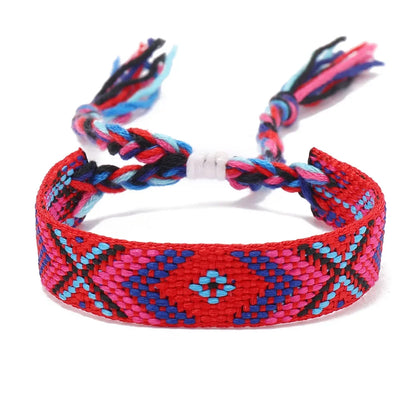 Boho Colorful Woven Friendship Bracelet – Nepalese Style 🌈✨