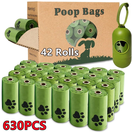New Pet Biodegradable Trash Bags – Scented Dog Poop Bags for Cats and Dogs
