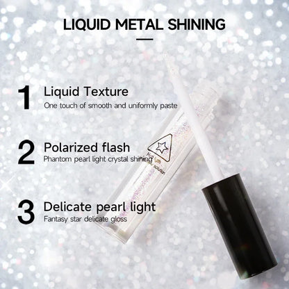 Liquid Glitter Eyeliner Eyeshadow Shiny Metallic Eyeliner Pen Diamond Shimmer Waterproof Eye Beauty Party Women Makeup Wholesale