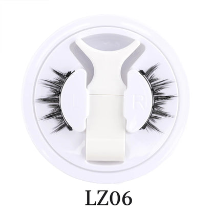 Magnetic Eyelashes 1/2 Pairs Handmade 3D Mink Lashes Reusable False Eyelashes Set Natural Long Fake Eyelash Makeup Tweezers Tool