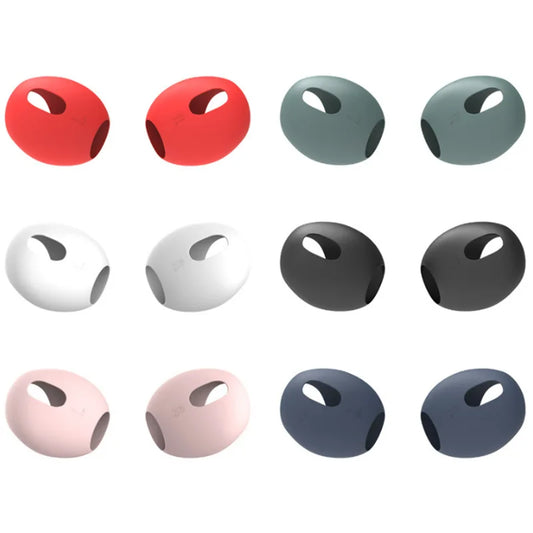 2PCS 1Pair Silicone AirPods Ear Caps