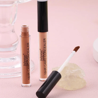 Julystar 6 Color Concealer Waterproof Portable Concealer Speckle Tattoo Cover Up Skin Liquid Foundation 16 Hr Lasting Cosmetics