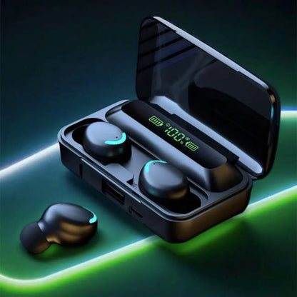 New F9 Bluetooth Headphones – 9D Stereo, High Bass Sport Earphones with Touch Control and Waterproof Design