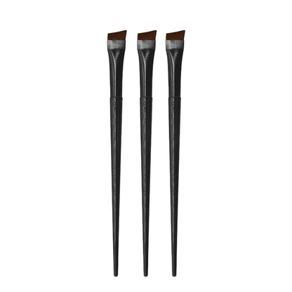 New 2 pieces/set eyebrow contour brush eyebrow eyeliner brush portable small angle eyebrow brush female makeup tool