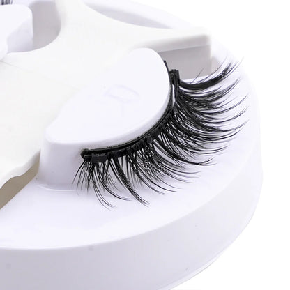 Magnetic Eyelashes 1/2 Pairs Handmade 3D Mink Lashes Reusable False Eyelashes Set Natural Long Fake Eyelash Makeup Tweezers Tool