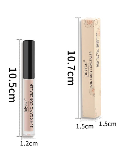Julystar 6 Color Concealer Waterproof Portable Concealer Speckle Tattoo Cover Up Skin Liquid Foundation 16 Hr Lasting Cosmetics