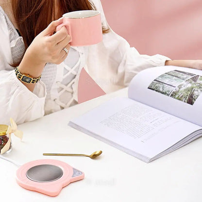 USB Cute Cat Mug Warmer – Keep Your Drink Just Right! ☕🐾