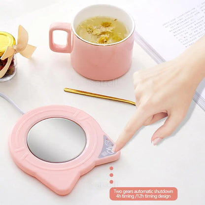 USB Cute Cat Mug Warmer – Keep Your Drink Just Right! ☕🐾