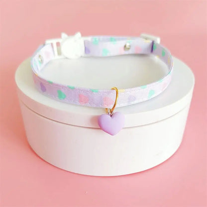 Adjustable Cat Collar with Bow Tie