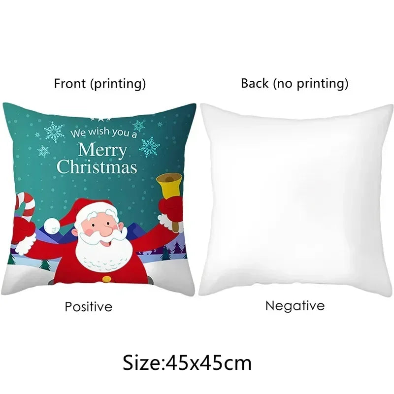 Sweet Home Pattern Cushion Cover – Soft & Stylish Decorative Pillowcase