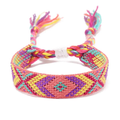 Boho Colorful Woven Friendship Bracelet – Nepalese Style 🌈✨