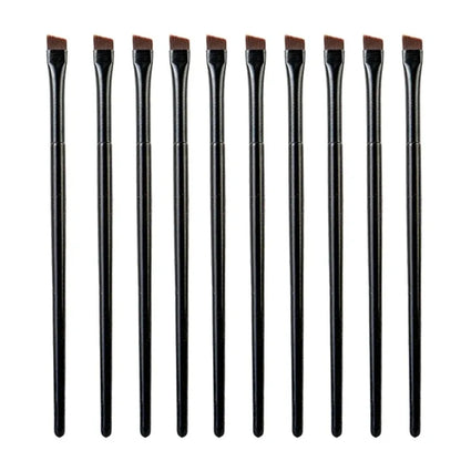 New 2 pieces/set eyebrow contour brush eyebrow eyeliner brush portable small angle eyebrow brush female makeup tool
