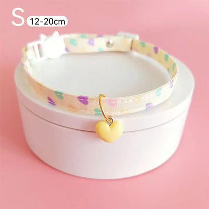 Adjustable Cat Collar with Bow Tie