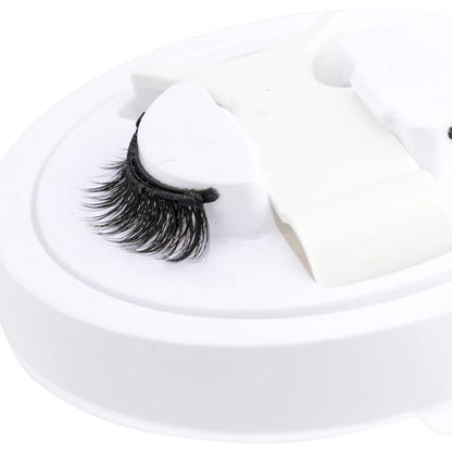 Magnetic Eyelashes 1/2 Pairs Handmade 3D Mink Lashes Reusable False Eyelashes Set Natural Long Fake Eyelash Makeup Tweezers Tool