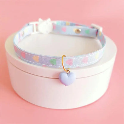 Adjustable Cat Collar with Bow Tie