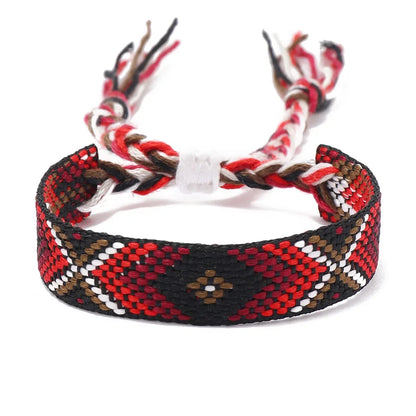 Boho Colorful Woven Friendship Bracelet – Nepalese Style 🌈✨