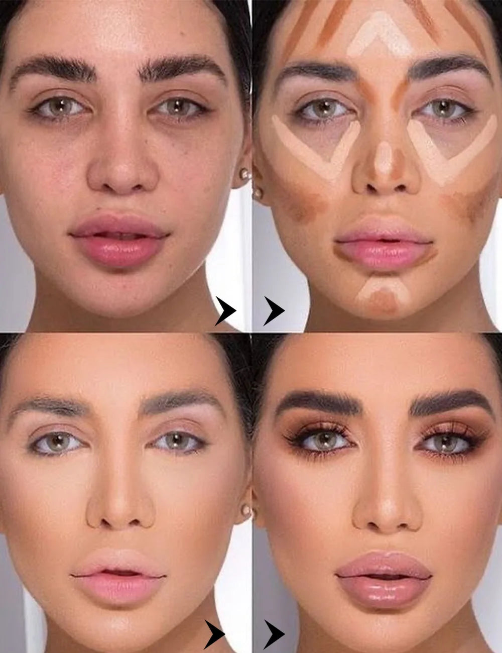 Julystar 6 Color Concealer Waterproof Portable Concealer Speckle Tattoo Cover Up Skin Liquid Foundation 16 Hr Lasting Cosmetics