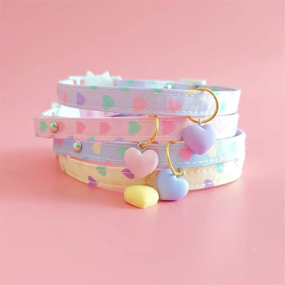 Adjustable Cat Collar with Bow Tie