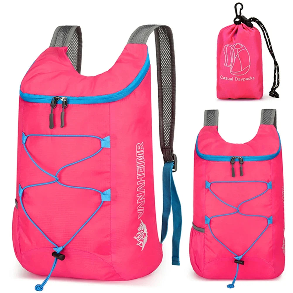 PackLite 10L – Ultralight Foldable Backpack for Outdoor Sports &amp; Travel