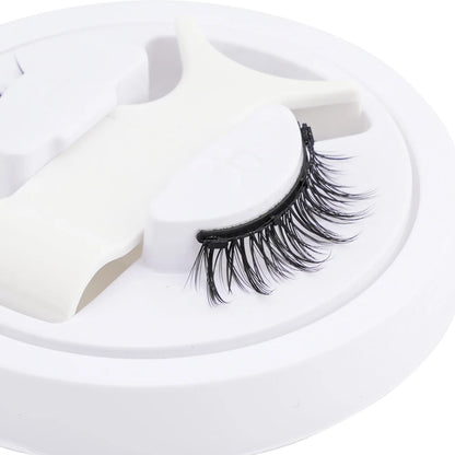 Magnetic Eyelashes 1/2 Pairs Handmade 3D Mink Lashes Reusable False Eyelashes Set Natural Long Fake Eyelash Makeup Tweezers Tool