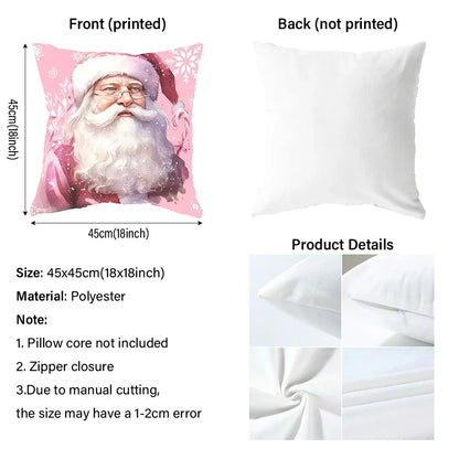 Sweet Home Pattern Cushion Cover – Soft & Stylish Decorative Pillowcase