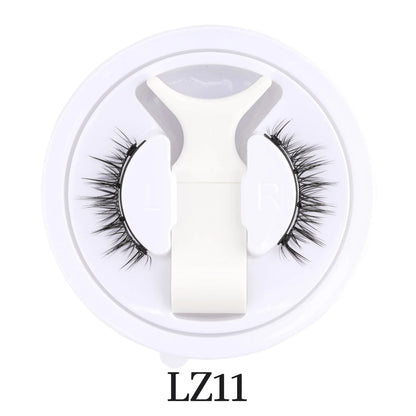 Magnetic Eyelashes 1/2 Pairs Handmade 3D Mink Lashes Reusable False Eyelashes Set Natural Long Fake Eyelash Makeup Tweezers Tool