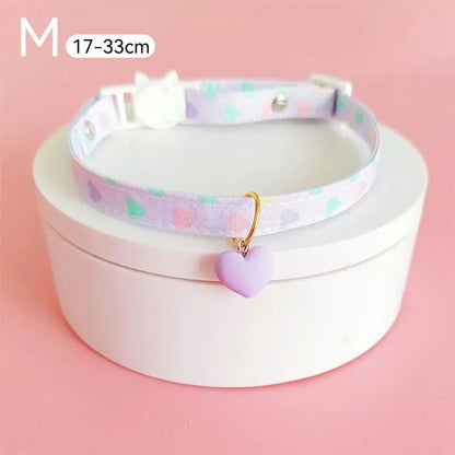 Adjustable Cat Collar with Bow Tie