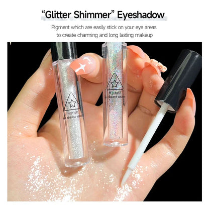 Liquid Glitter Eyeliner Eyeshadow Shiny Metallic Eyeliner Pen Diamond Shimmer Waterproof Eye Beauty Party Women Makeup Wholesale