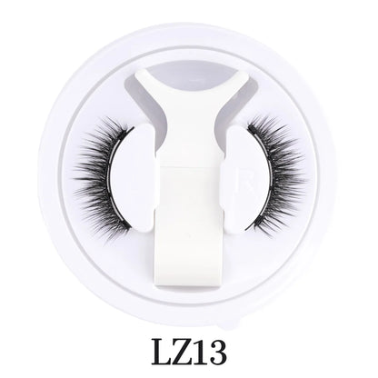 Magnetic Eyelashes 1/2 Pairs Handmade 3D Mink Lashes Reusable False Eyelashes Set Natural Long Fake Eyelash Makeup Tweezers Tool