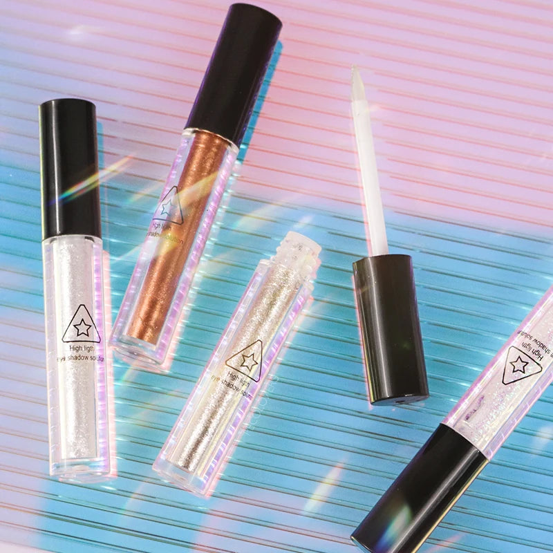 Liquid Glitter Eyeliner Eyeshadow Shiny Metallic Eyeliner Pen Diamond Shimmer Waterproof Eye Beauty Party Women Makeup Wholesale