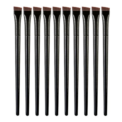 New 2 pieces/set eyebrow contour brush eyebrow eyeliner brush portable small angle eyebrow brush female makeup tool