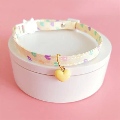 Adjustable Cat Collar with Bow Tie
