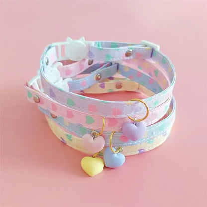 Adjustable Cat Collar with Bow Tie