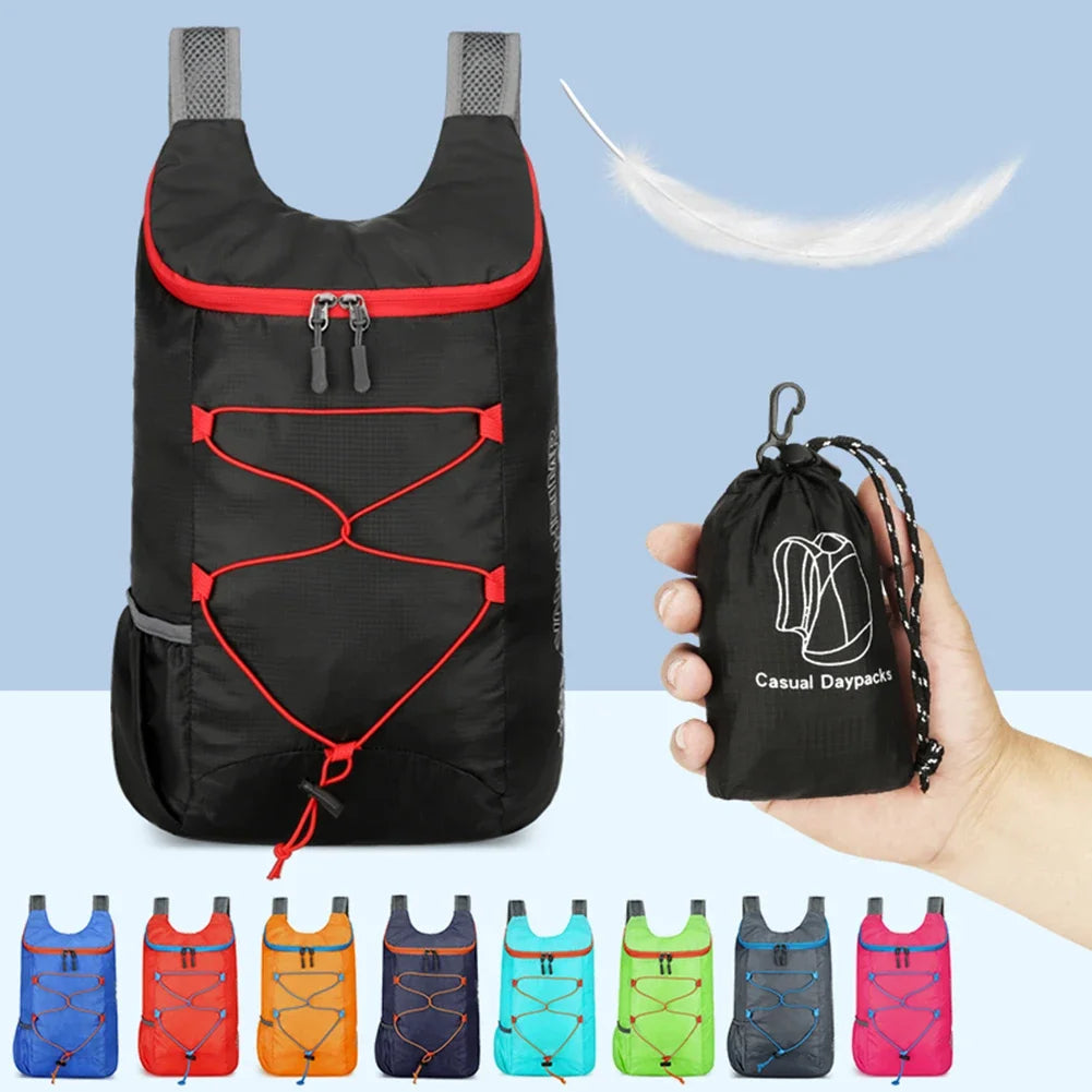 PackLite 10L – Ultralight Foldable Backpack for Outdoor Sports &amp; Travel